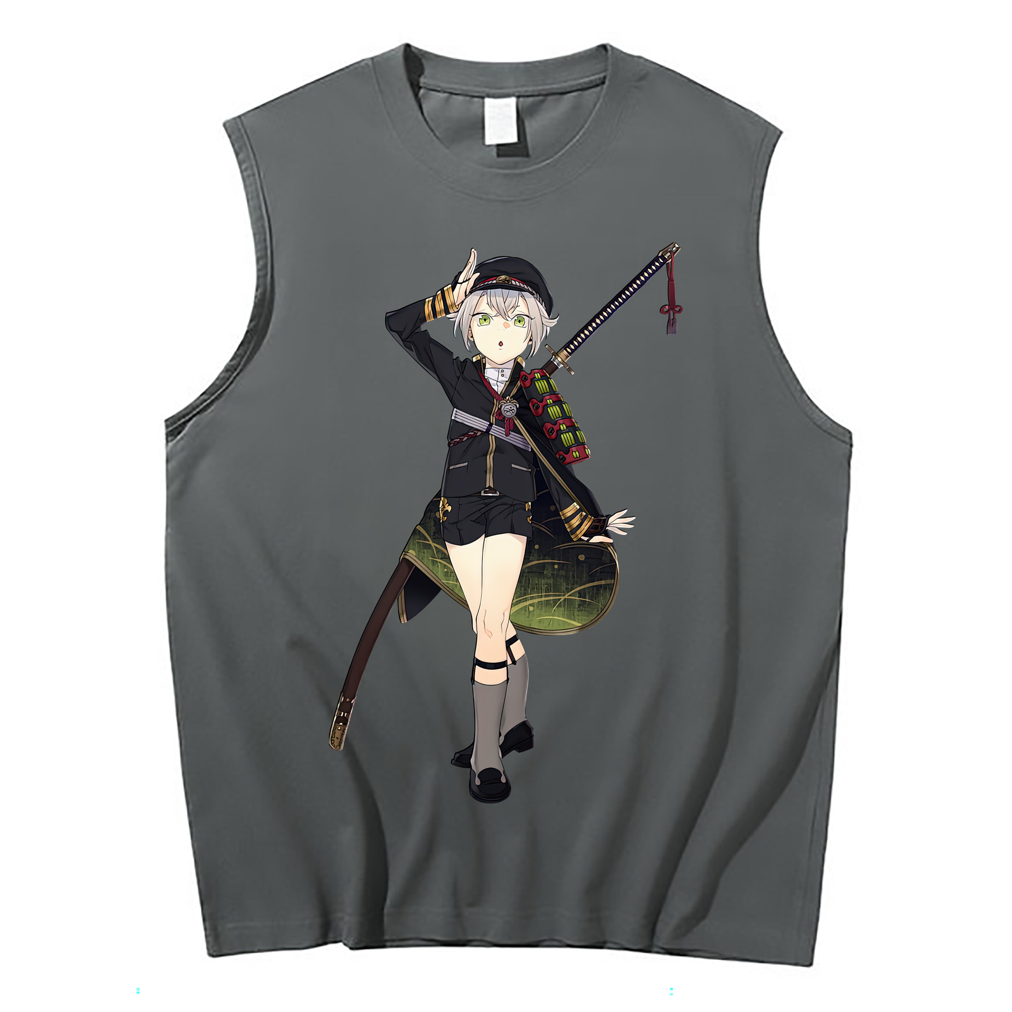（画像用） 刀剣乱舞 Touken Ranbu コットン100％タンクトップ（フロントプリント）